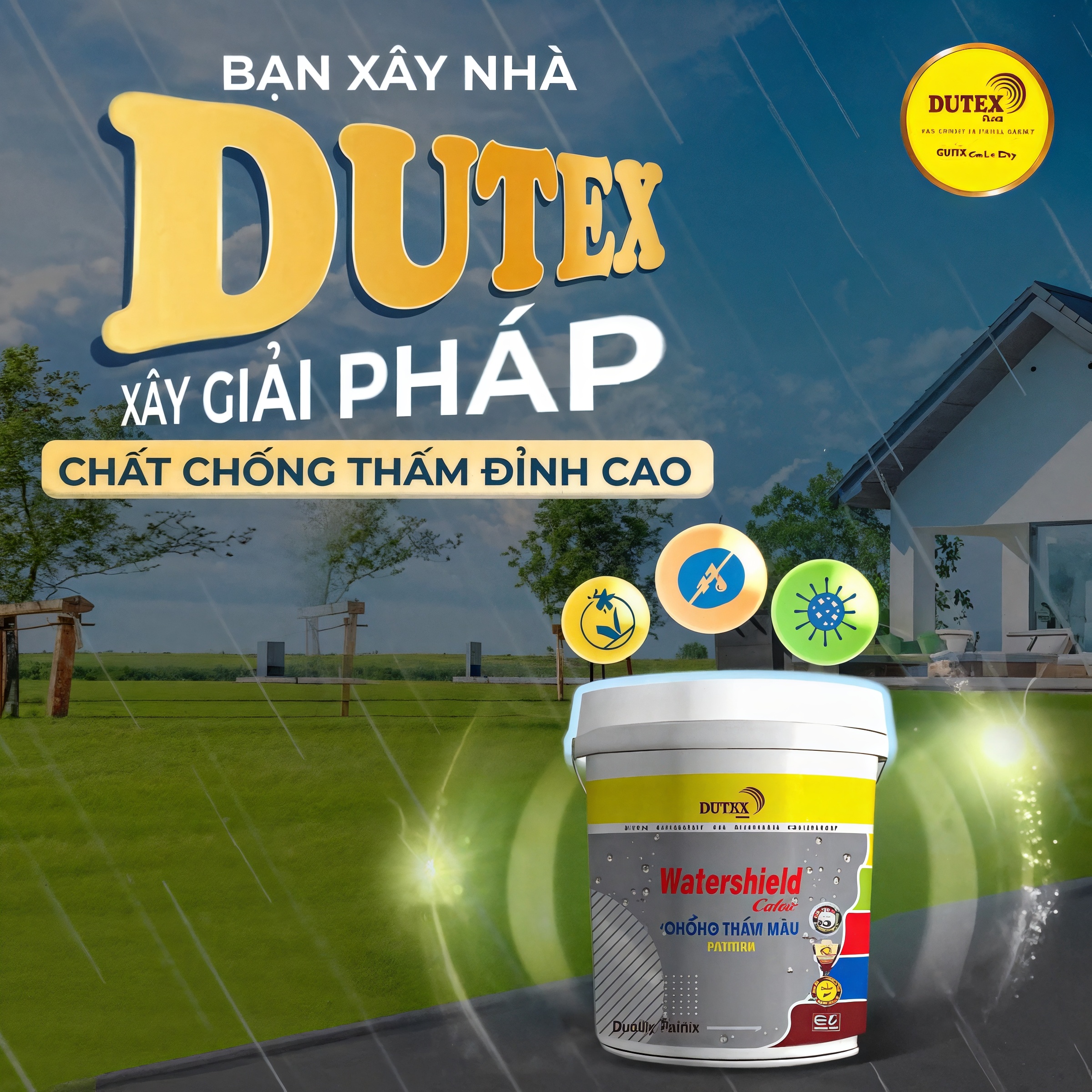 Sơn chống thấm màu là gì? Bảng màu & loại sơn đẹp, bền nhất 2025